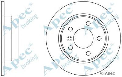 APEC BRAKING dsk2298 -  Тормозной диск